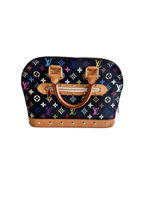 Louis Vuitton Monogram Multi Color Alma Hand Bag 2004