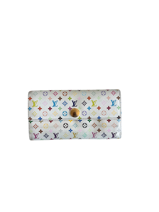 Louis Vuitton X Takashi Murakami Multi Color Sarah Wallet 2009