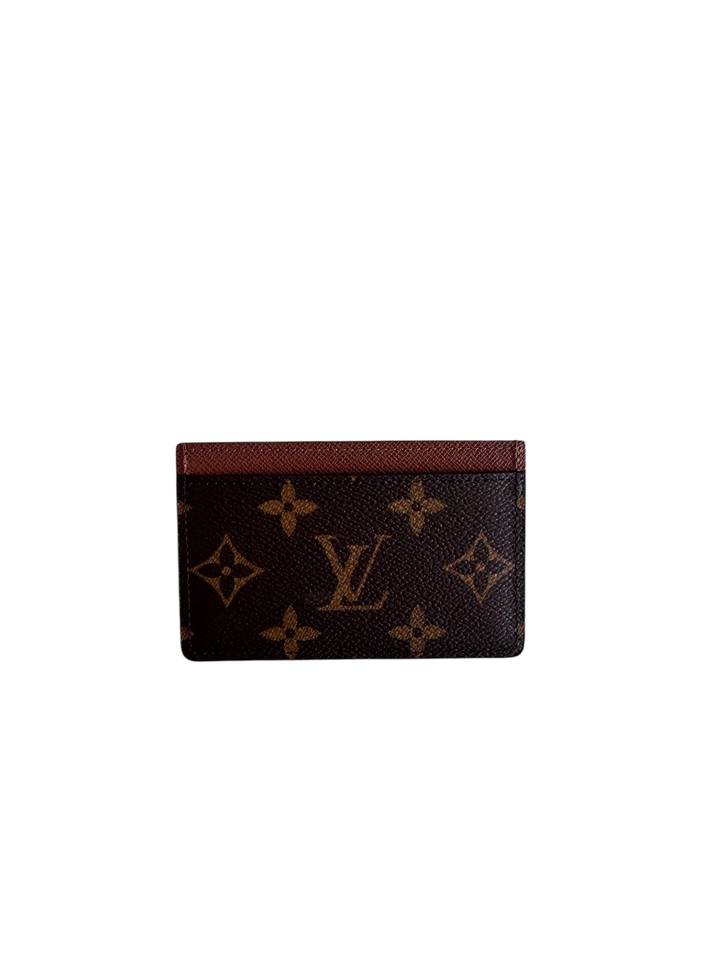 Louis Vuitton Monogram Canvas Porte Carte Card Holder 2014