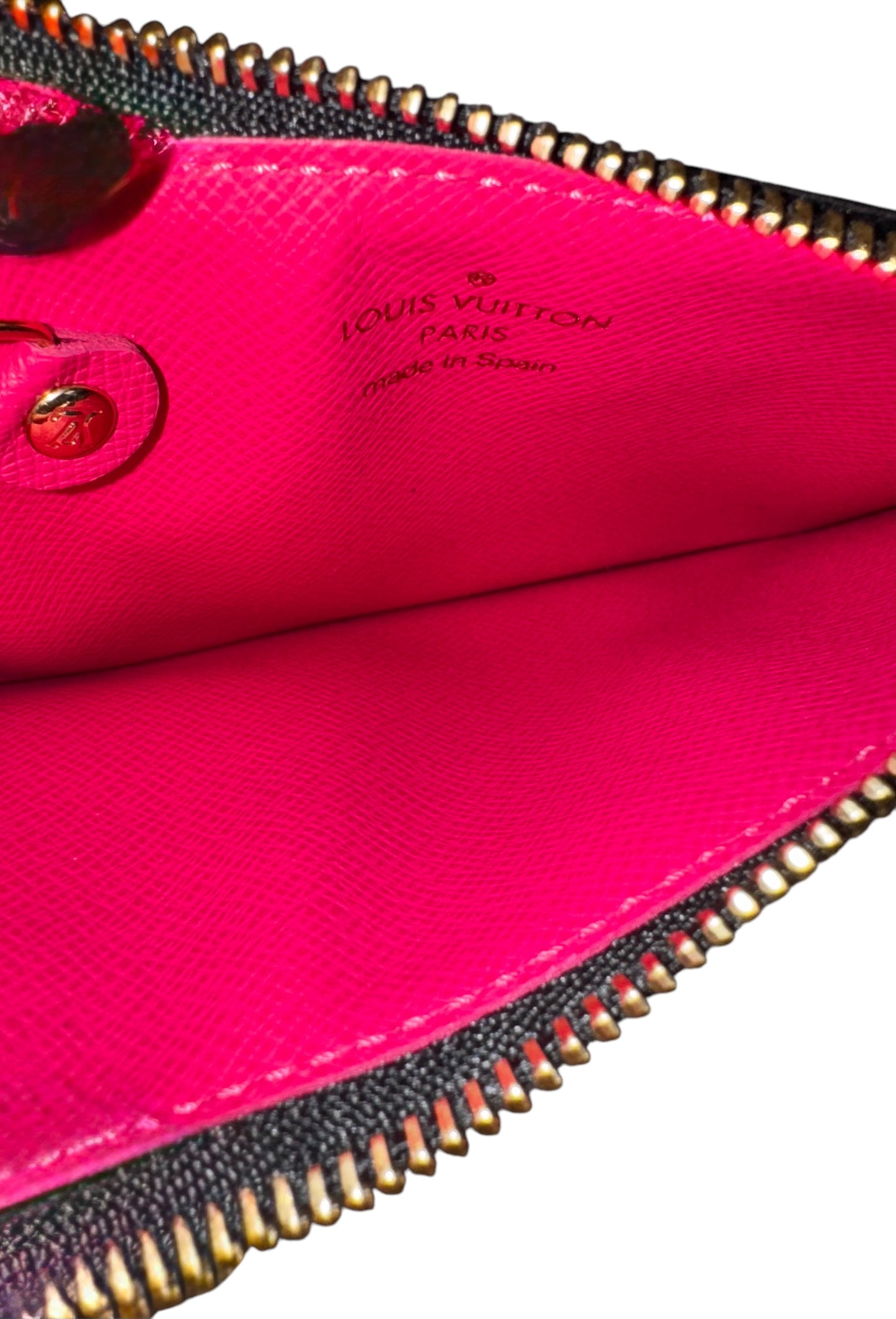 Louis Vuitton Monogram Canvas Multicolor Pochette Cles (Takashi Murakami Edition) Noir 2011