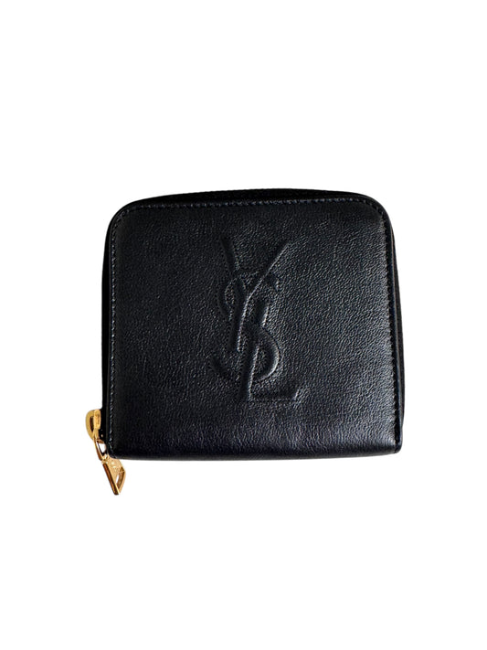 Yves Saint Laurent Compact Zip Wallet - Black