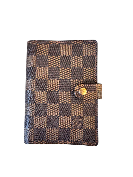 Louis Vuitton Damier Ebene Canvas Agenda Planner PM 2005