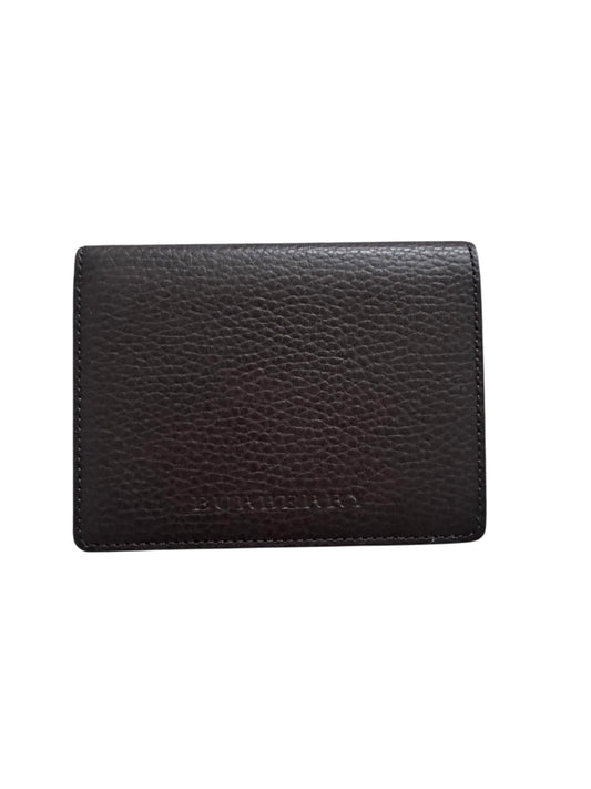 Burberry Leather Nova Check Bifold Men's Wallet Brown (Full Set)