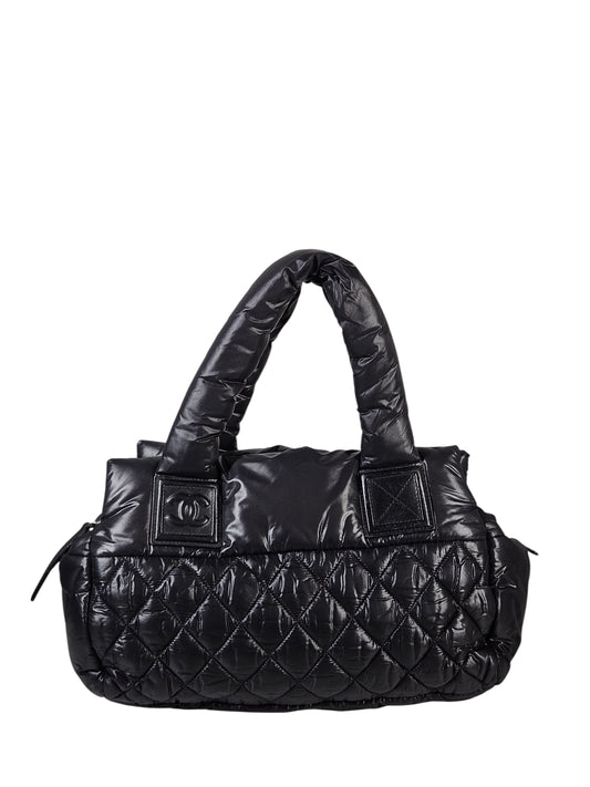 Chanel Quilted Nylon Coco Cocoon Bowler Bag 2009-2010