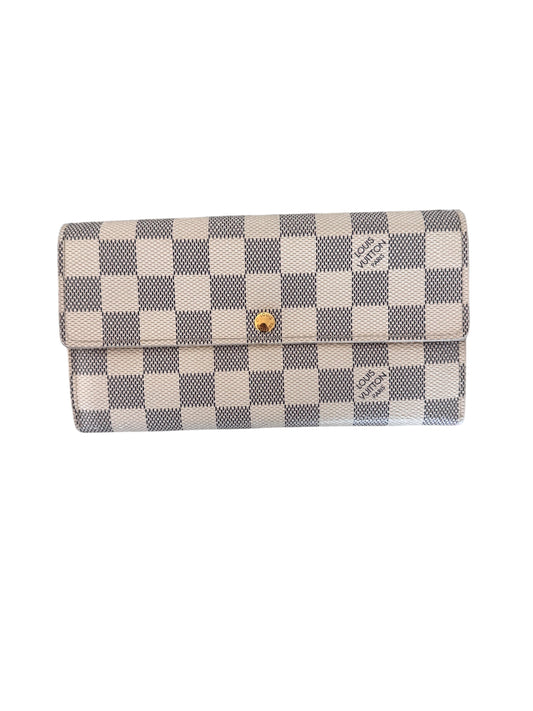 Louis Vuitton Damier Azur Portefeuille Sarah Wallet 2013