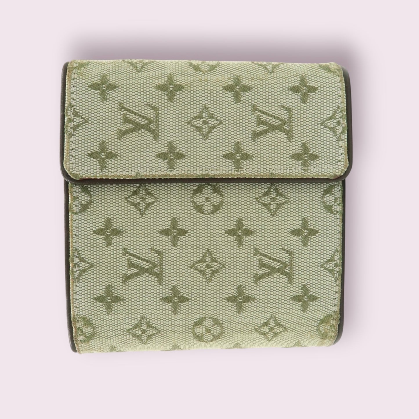Louis Vuitton Mini Lin Porte Billets Carte Compact Wallet 2002