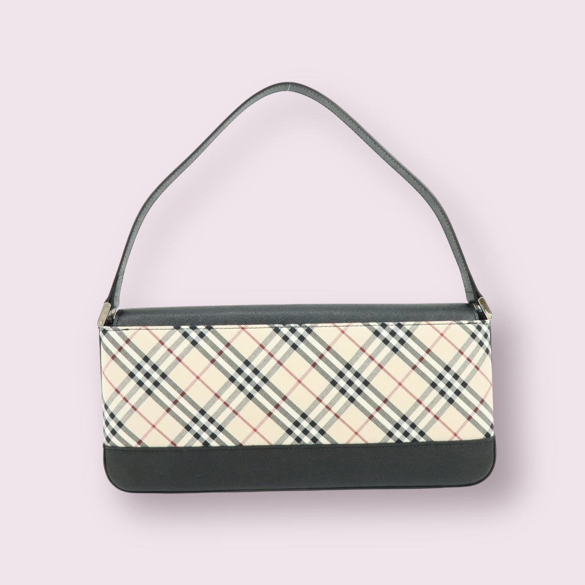 Burberry Nova Check Shoulder Bag (Black)