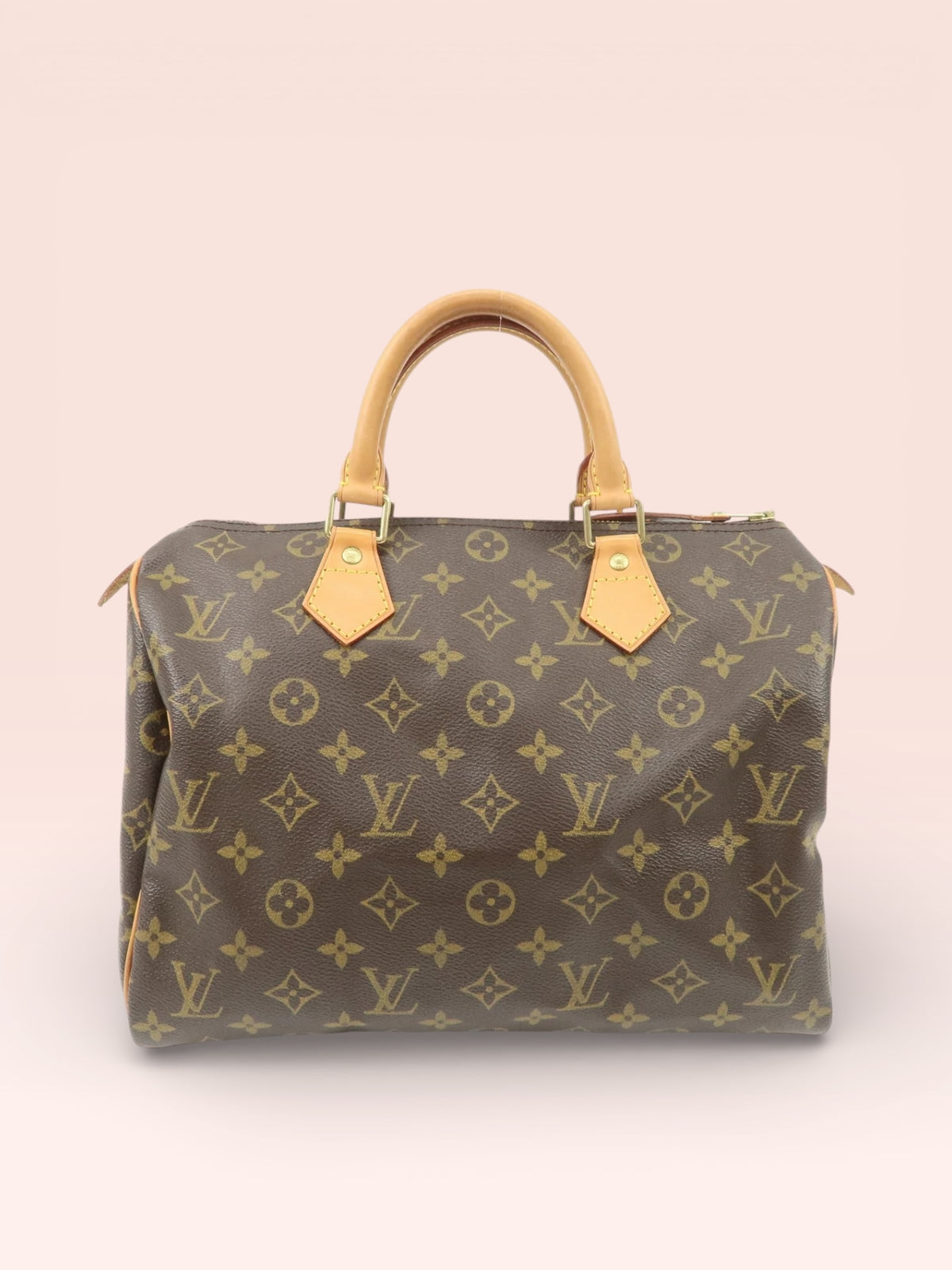 Louis Vuitton Monogram Canvas Speedy 30 2002 w/ Lock & Key