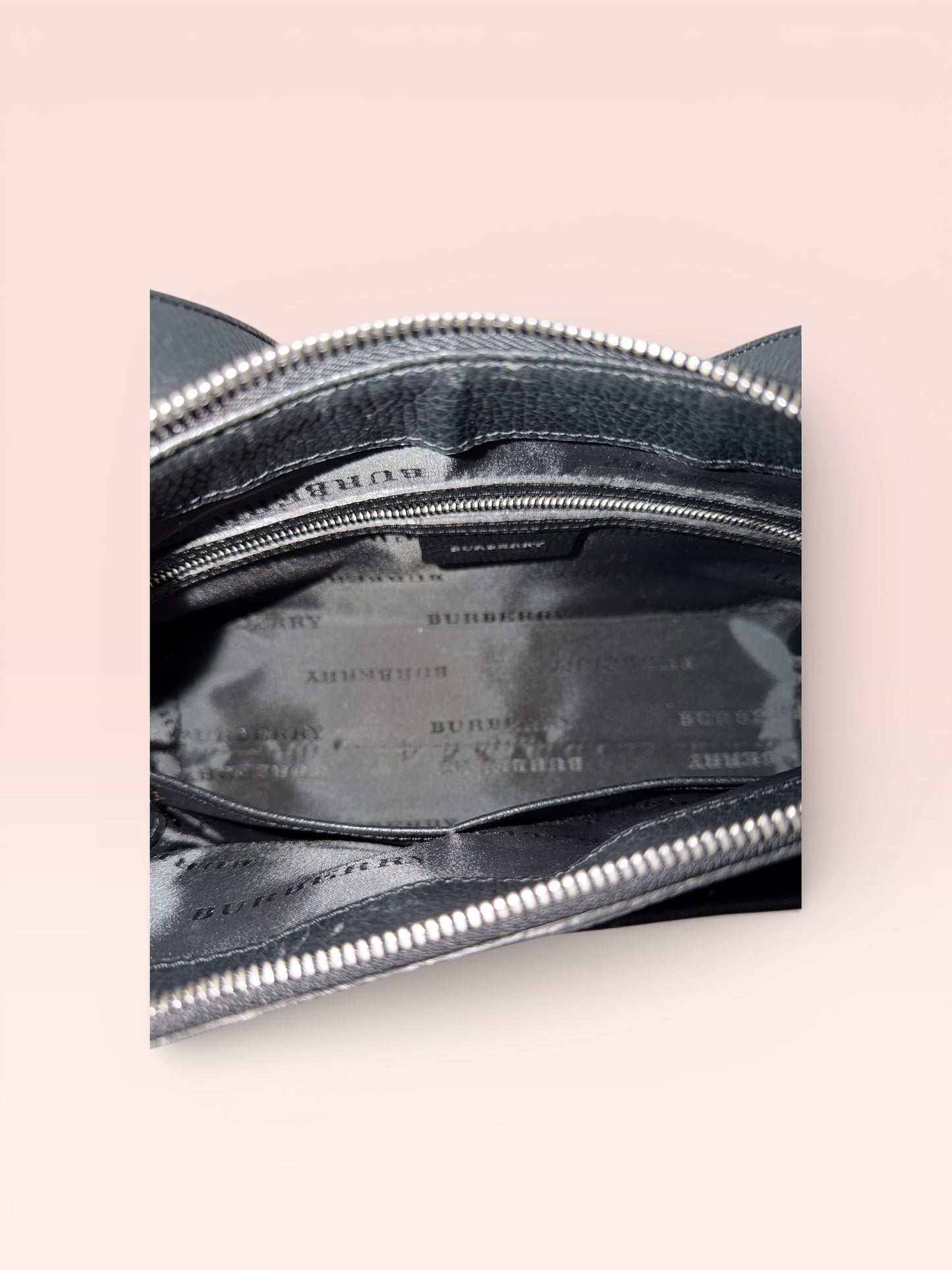 Burberry Canvas Nova Check Shoulder Bag