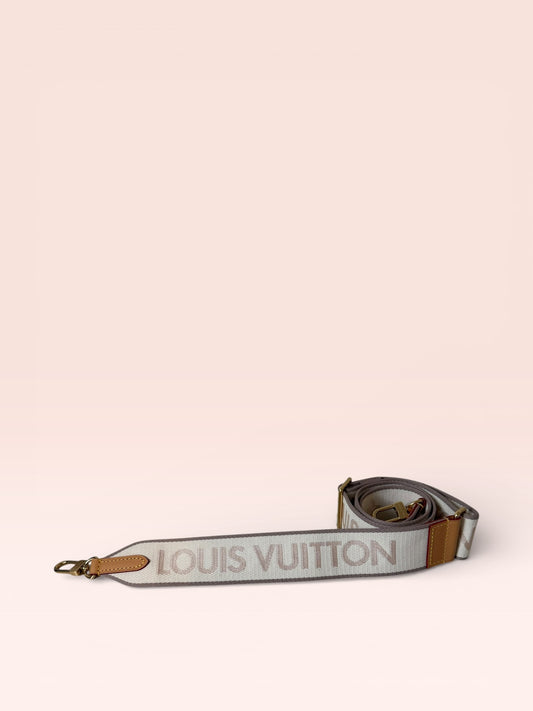 Louis Vuitton Canvas Jacquard Adjustable Shoulder Strap