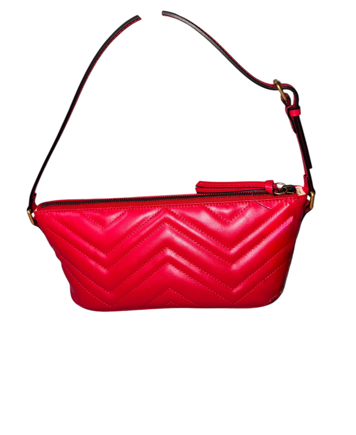 Gucci Marmont Chevron Small Shoulder Bag