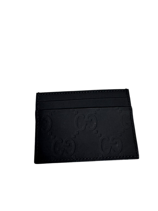 Gucci Rubber Effect Cardholder (Black)