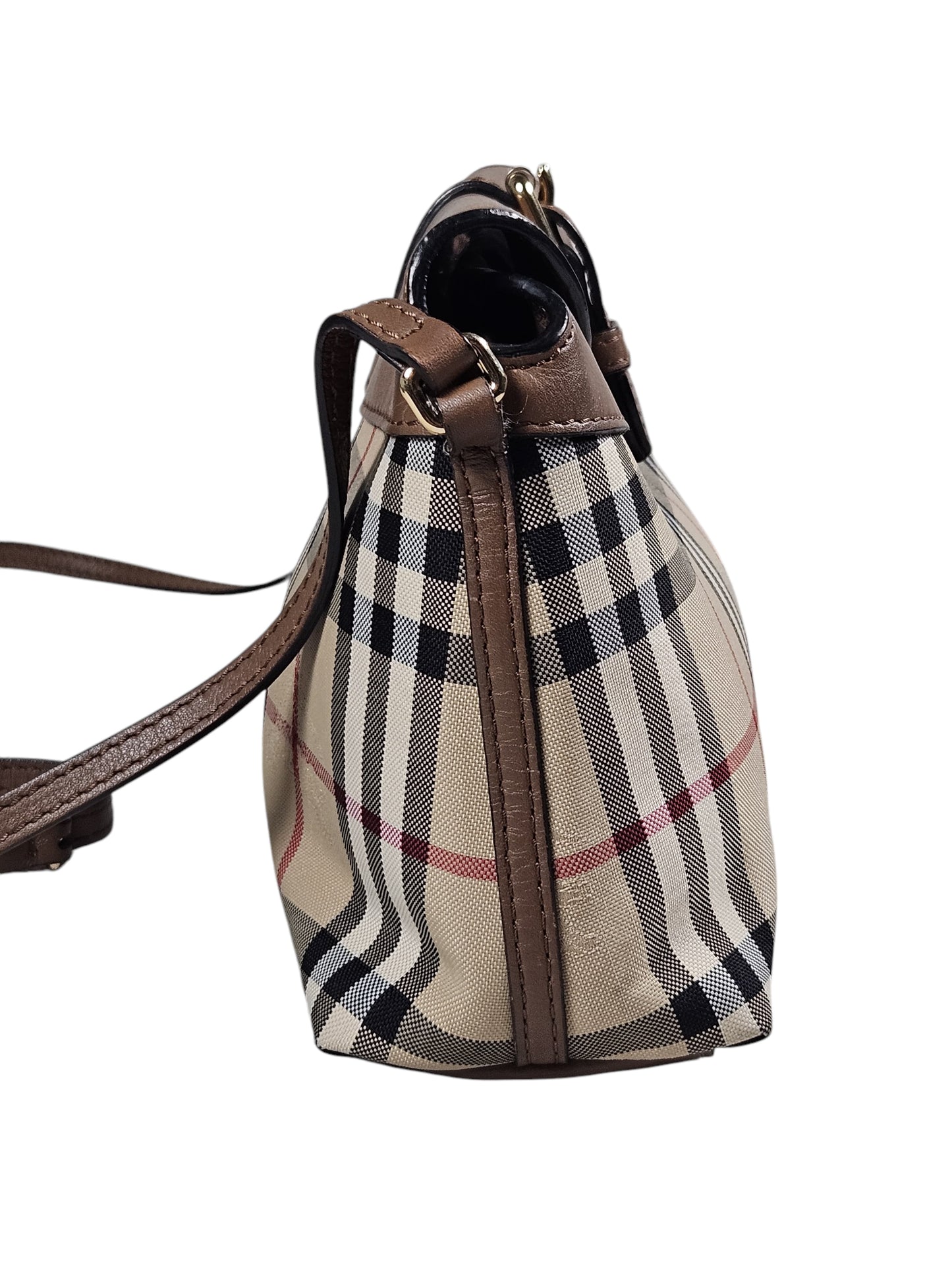 Burberry Horseferry Check Leah Crossbody Bag