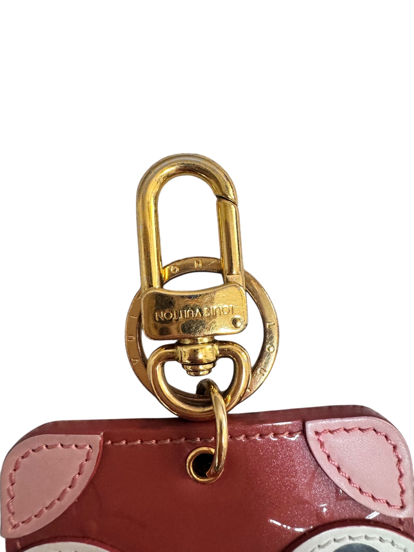 Louis Vuitton Vernis Porte Cre Animal Face Bag Charm 2018