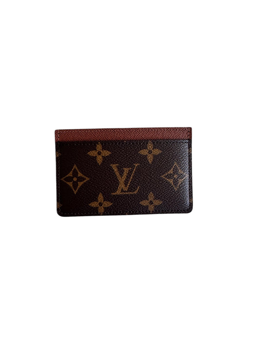 Louis Vuitton Monogram Canvas Porte Carte Card Holder 2014