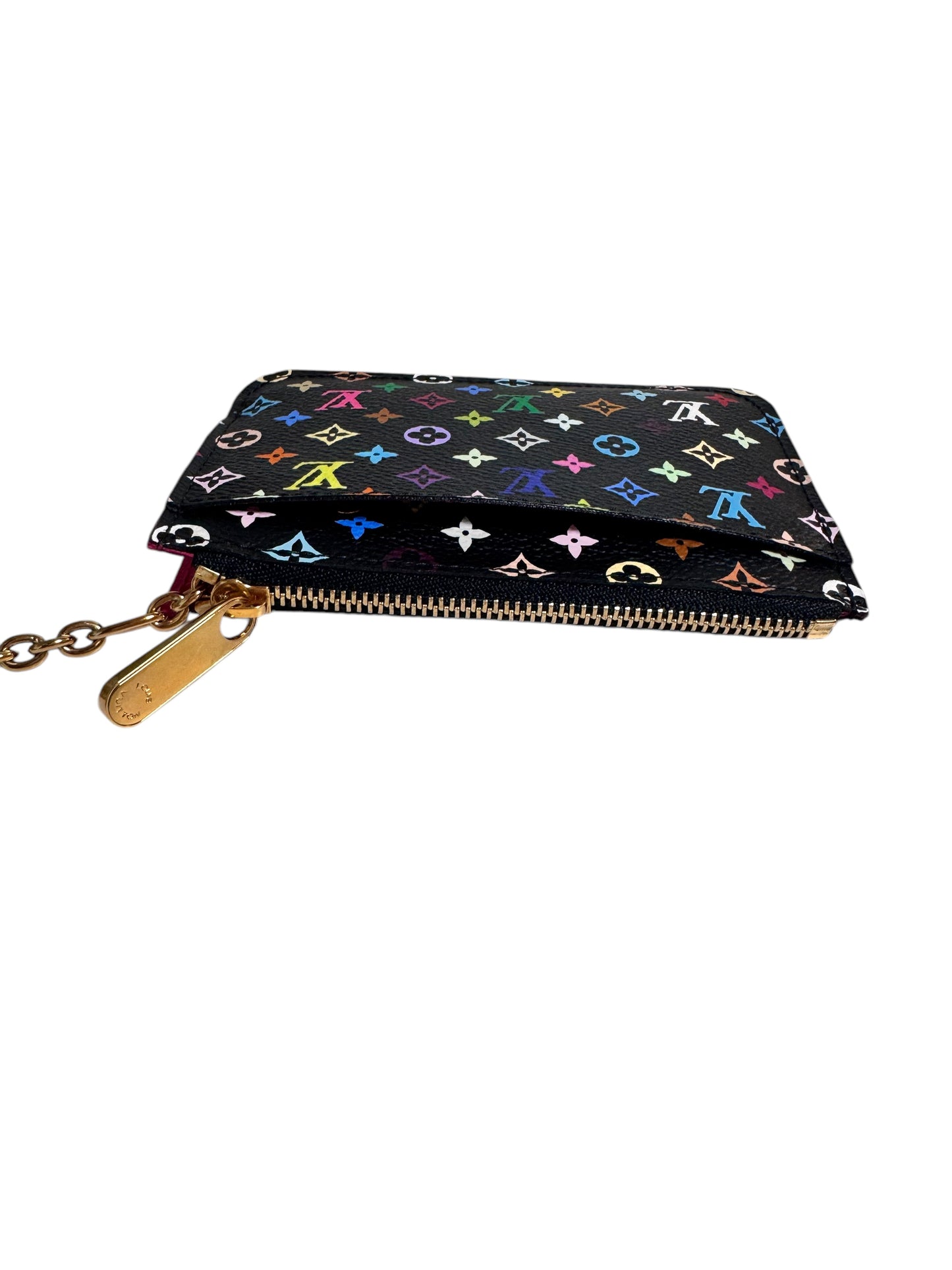 Louis Vuitton Monogram Canvas Multicolor Pochette Cles (Takashi Murakami Edition) Noir 2011