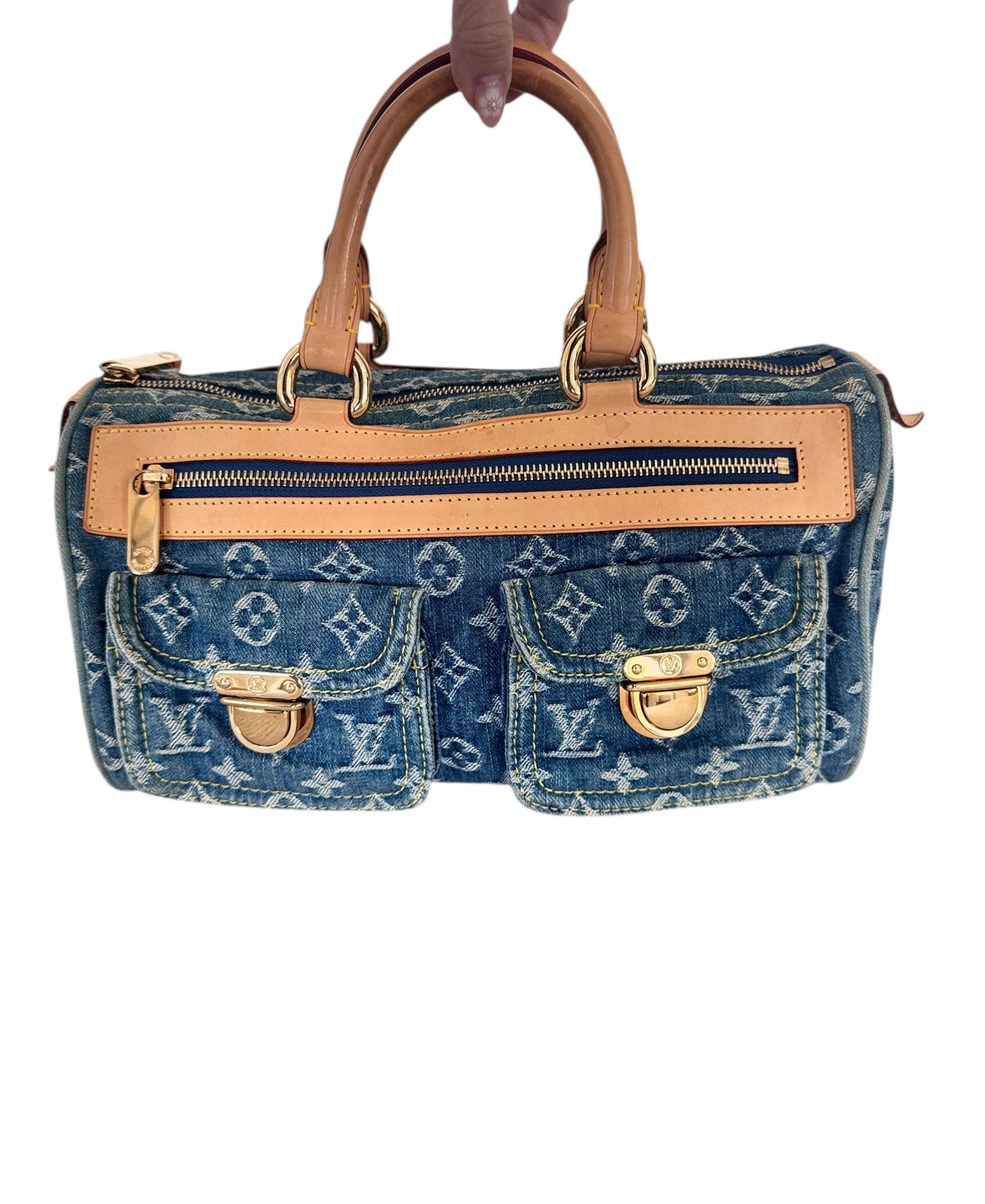Louis Vuitton Monogram Denim Neo Speedy 2005