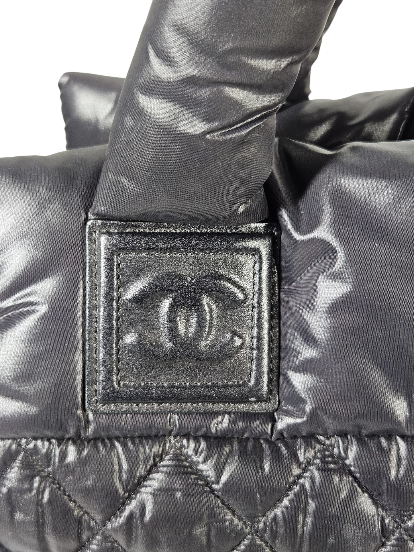 Chanel Quilted Nylon Coco Cocoon Bowler Bag 2009-2010