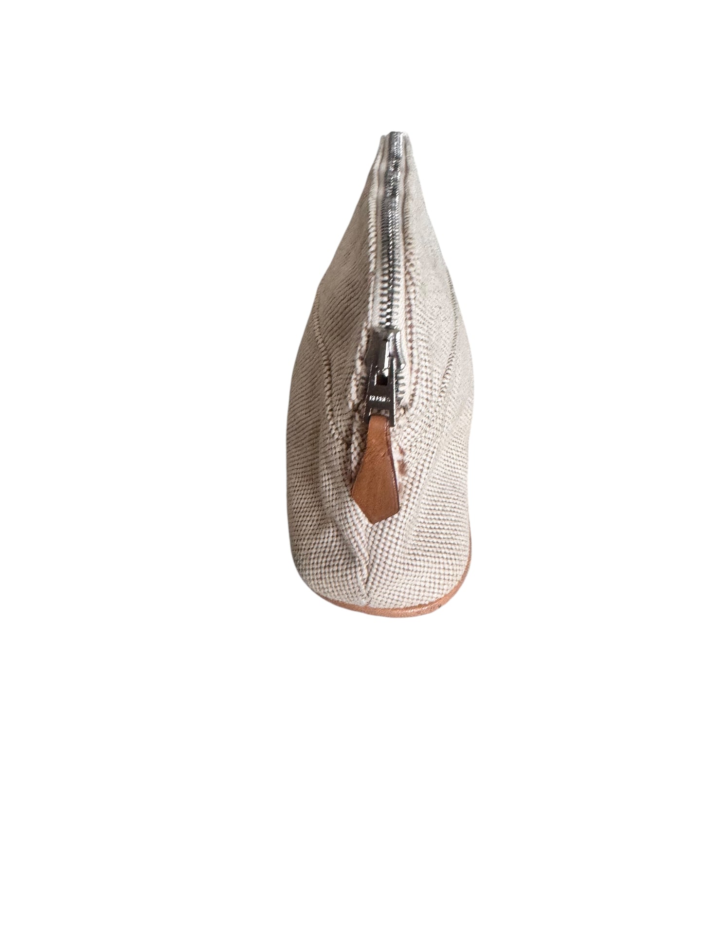 Hermes Toile Bolide Canvas Cosmetic Pouch