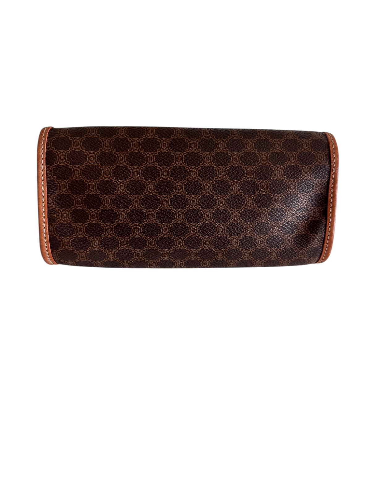 Celine Macadam Canvas Vintage Pouch (Brown)
