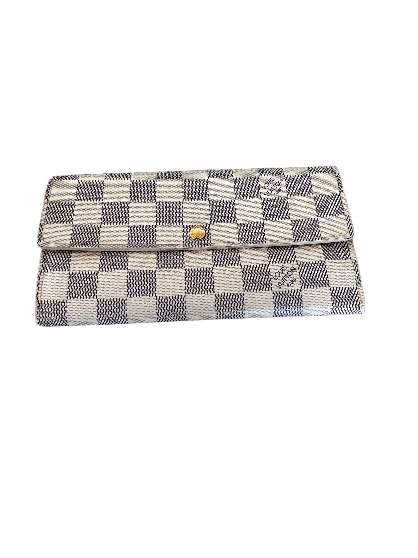 Louis Vuitton Damier Azur Portefeuille Sarah Wallet 2013