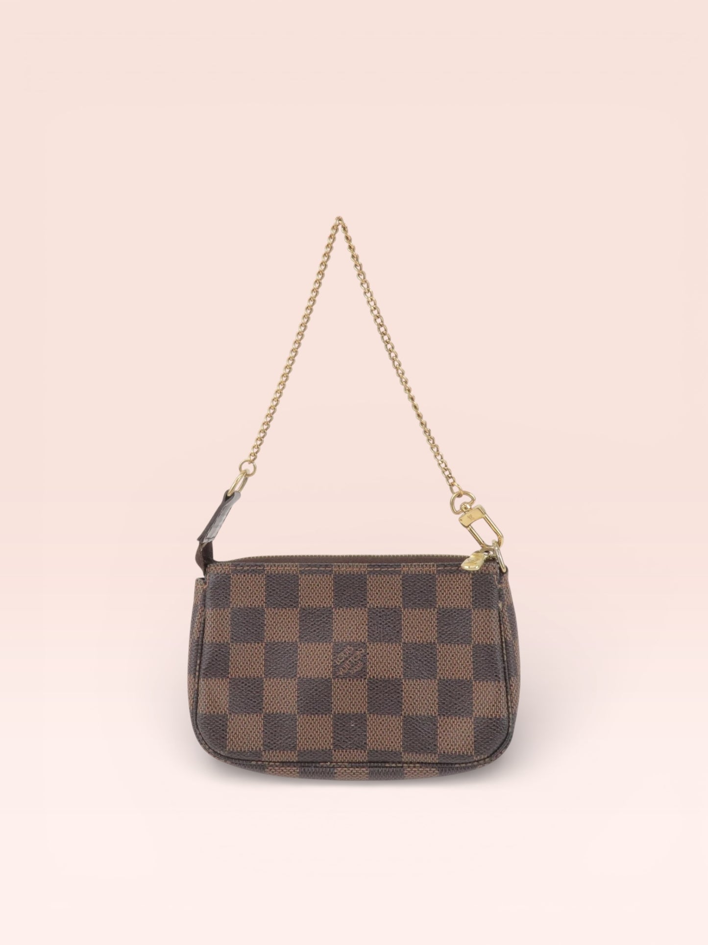 Louis Vuitton Canvas Damier Ebene Mini Pochette 2006