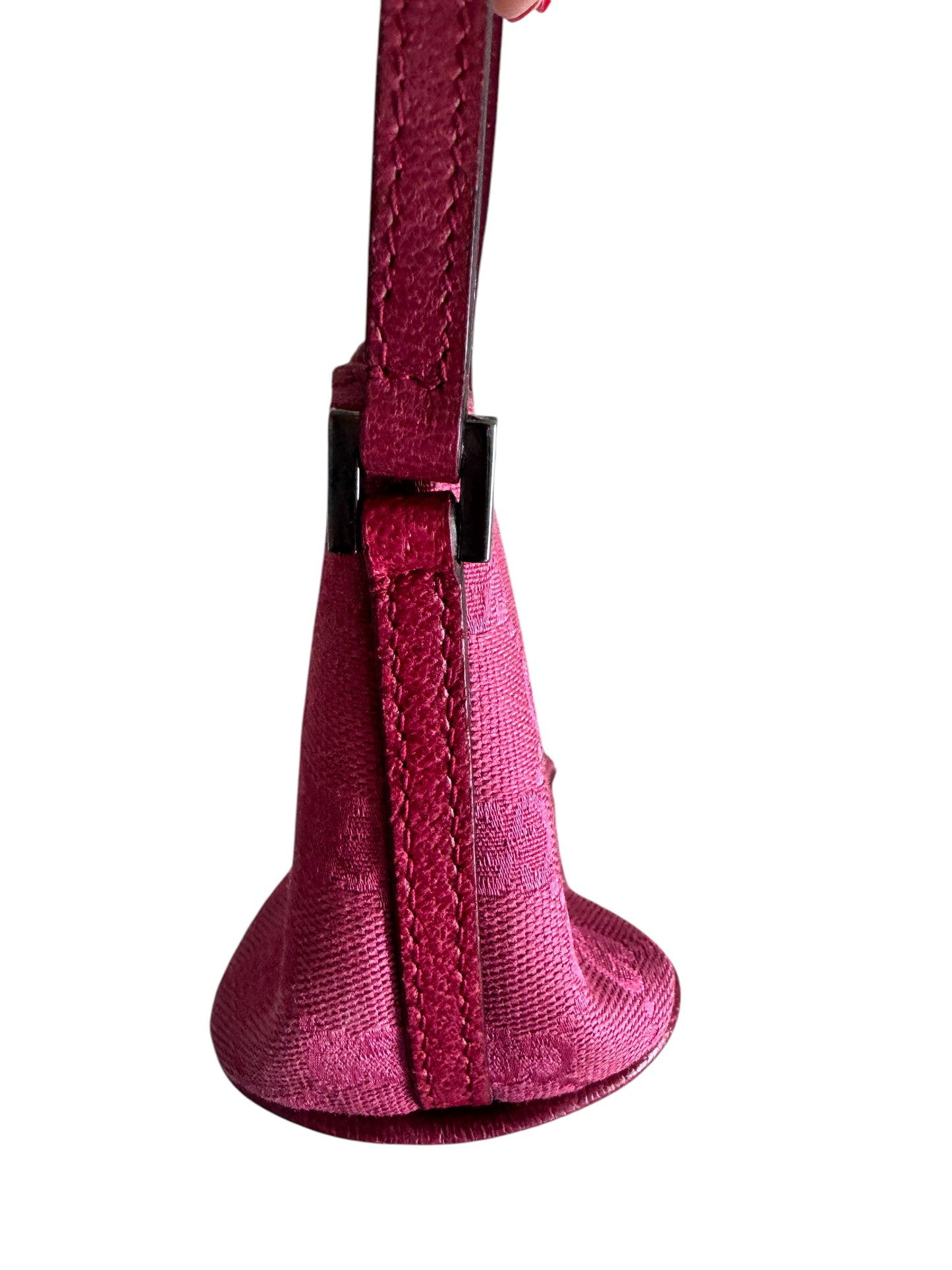 Gucci Canvas Boat Shoulder Bag (Pink)