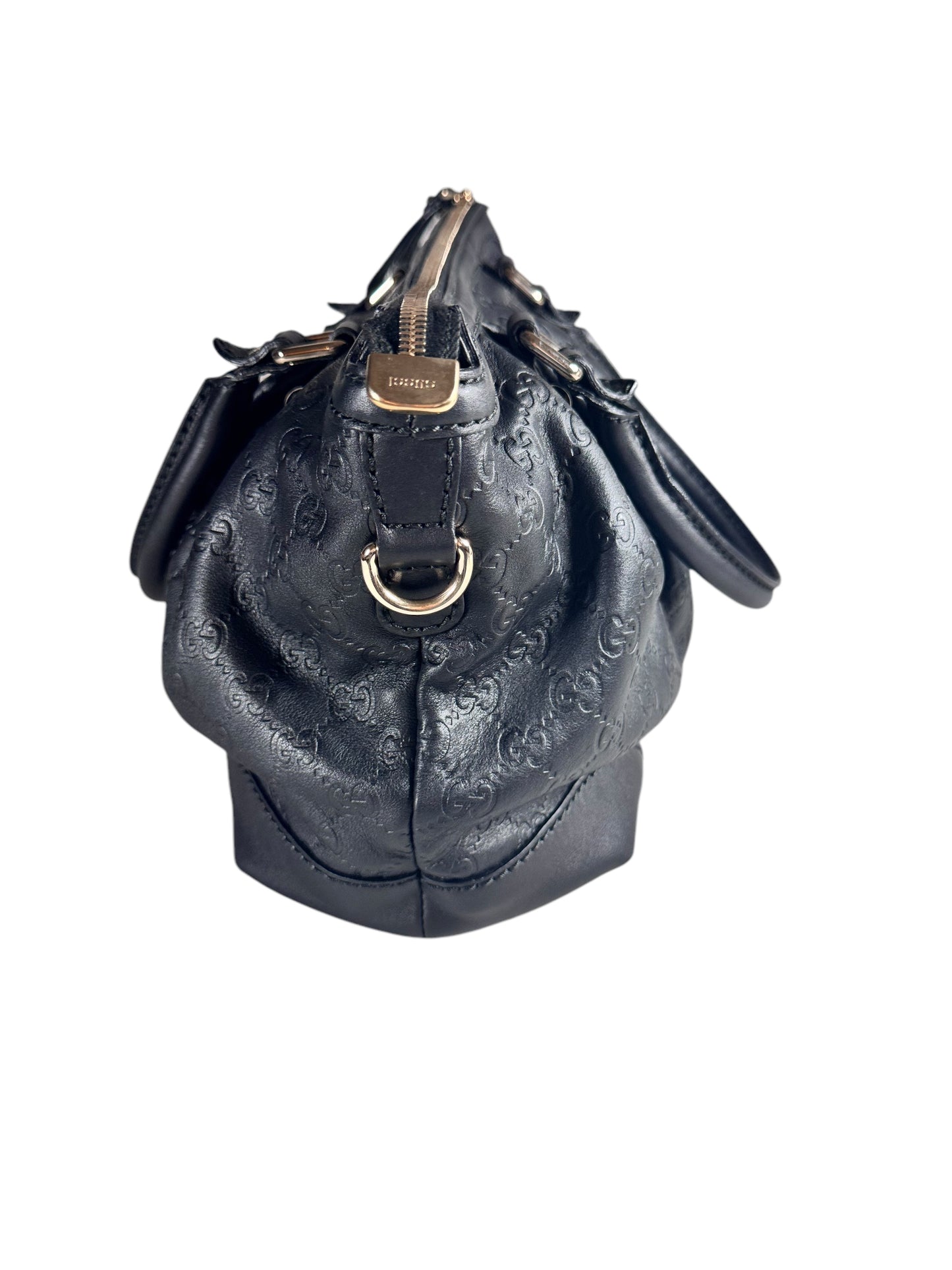 Gucci Guccisima Leather Sukey Tote 2way (Black)