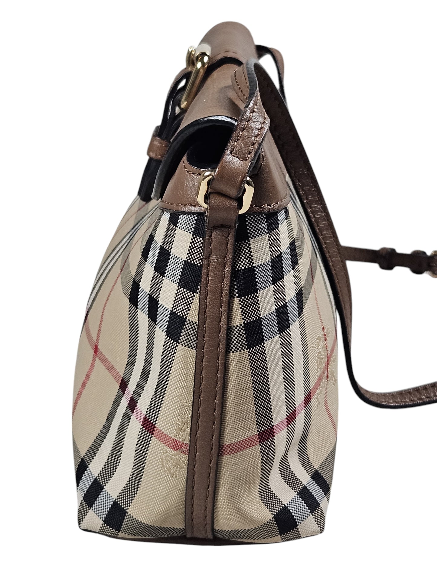 Burberry Horseferry Check Leah Crossbody Bag