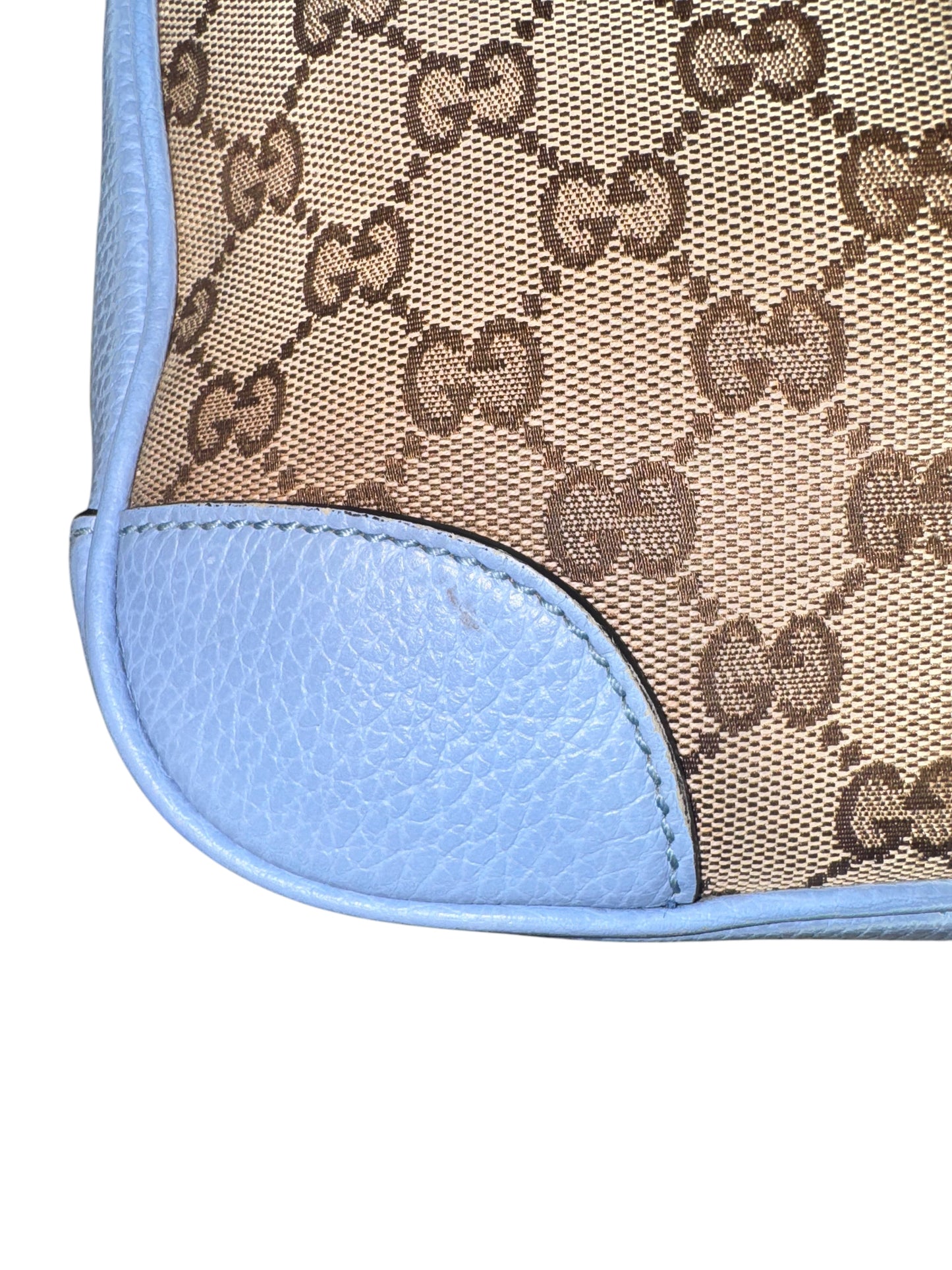 Gucci Mini Bree Disco Camera Crossbody (Blue)