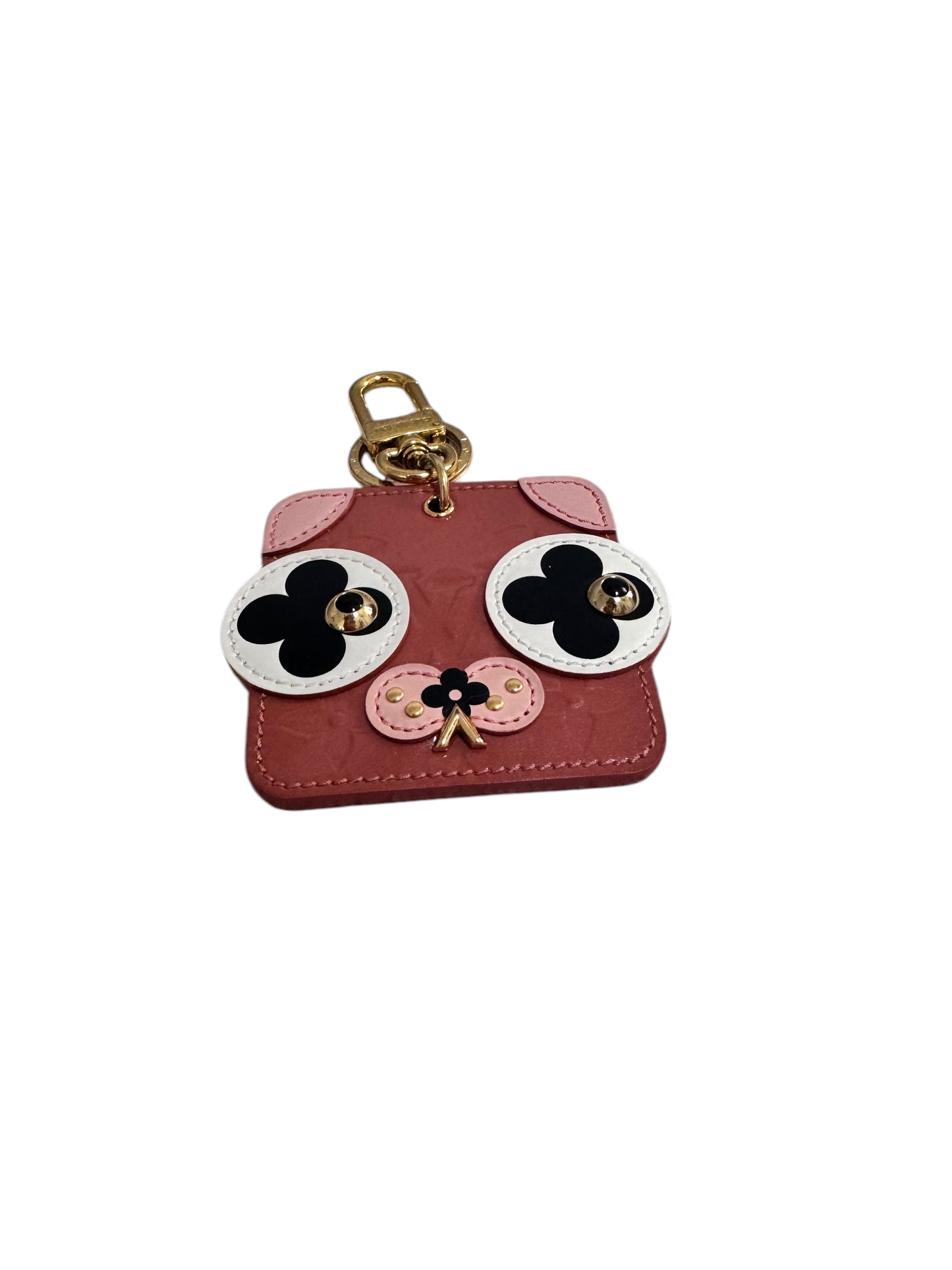 Louis Vuitton Vernis Porte Cre Animal Face Bag Charm 2018
