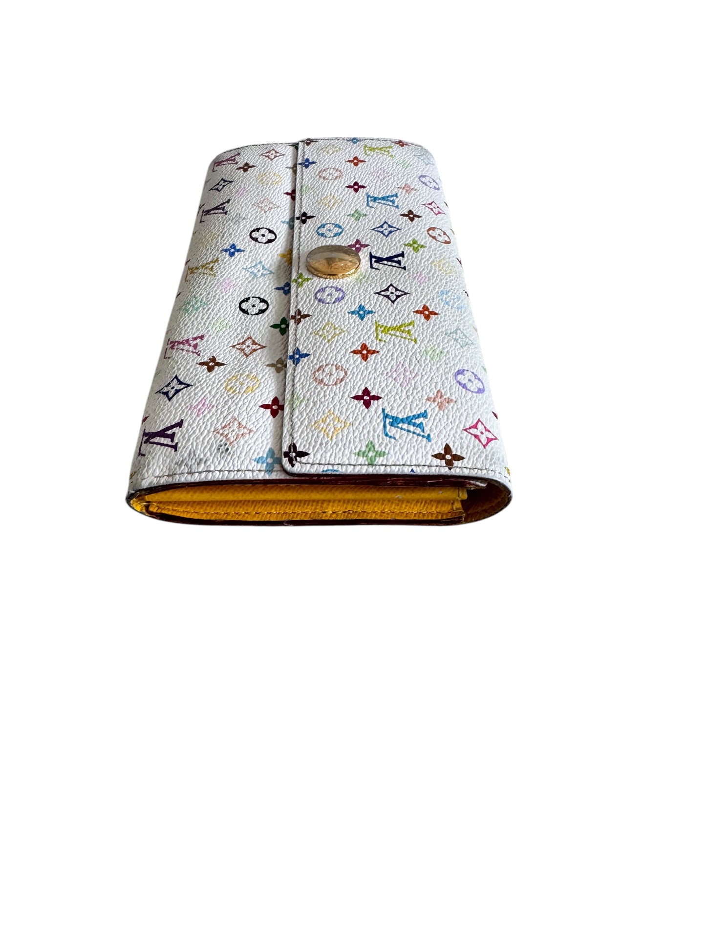 Louis Vuitton X Takashi Murakami Multi Color Sarah Wallet 2009