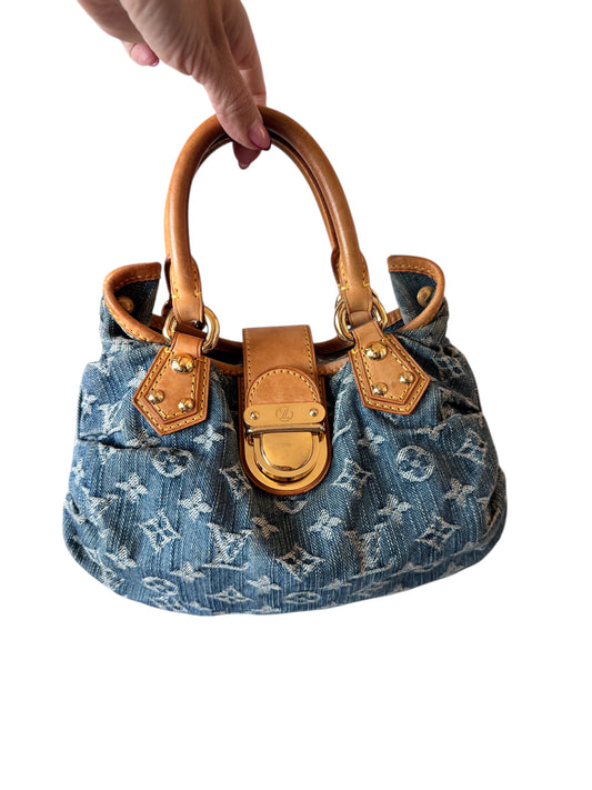 Louis Vuitton Monogram Denim Pleaty 2000