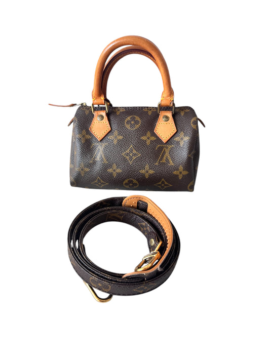 Louis Vuitton Monogram Canvas Mini Speedy with Strap 1991