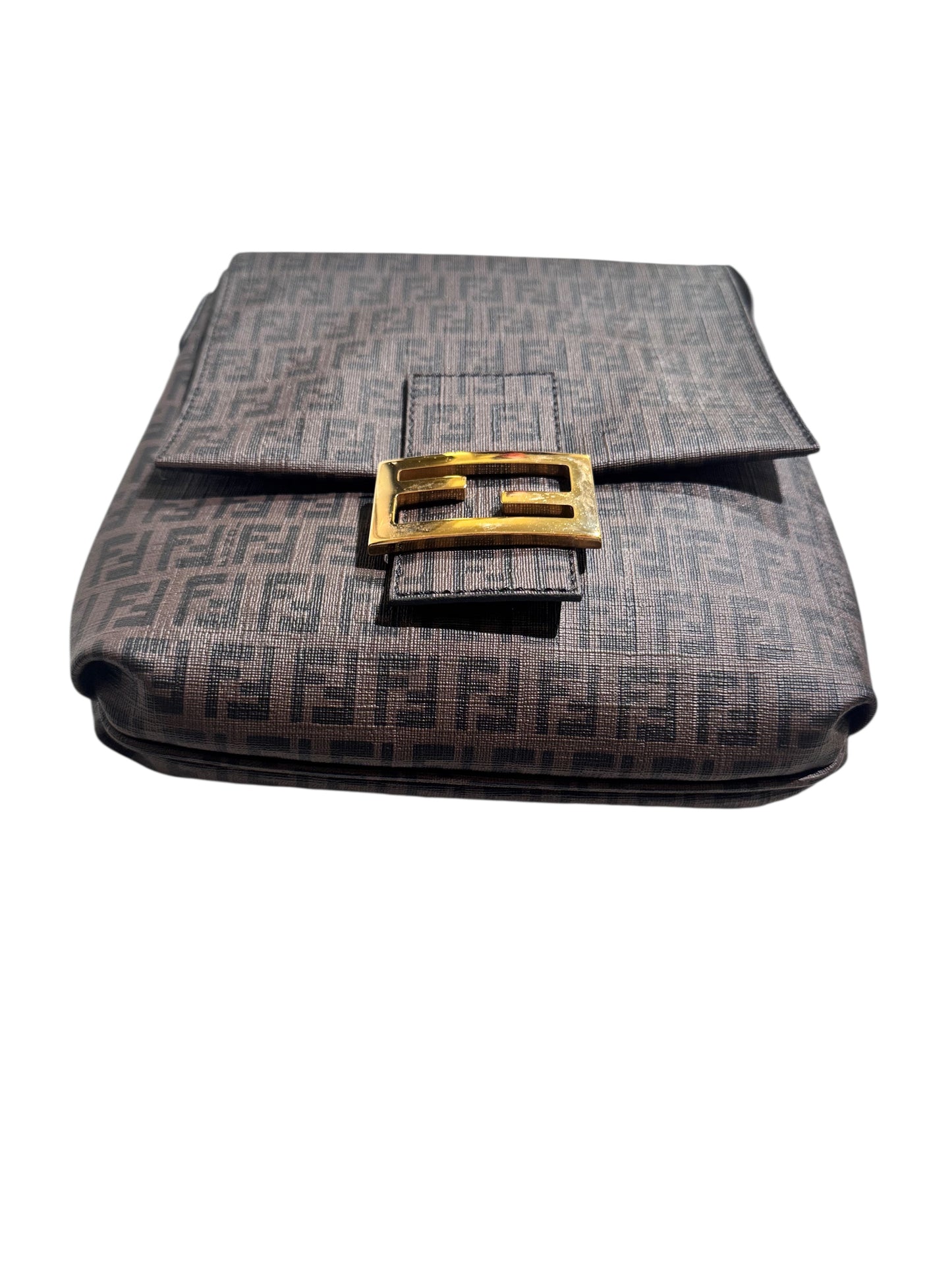 Fendi Coated Canvas Zucchino Spalmati Crossbody Bag