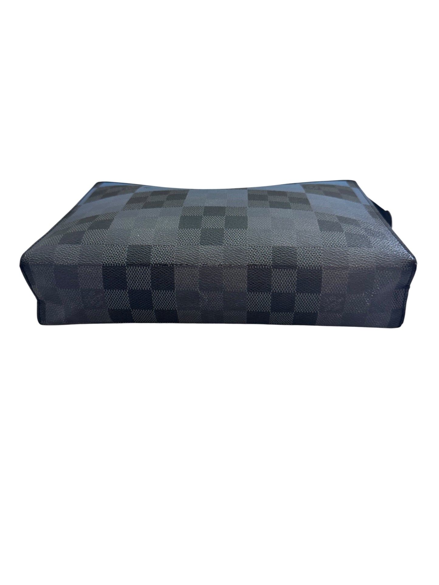 Louis Vuitton Canvas Damier Graphite Pochette Voyage MM Limited Edition Clutch 2020