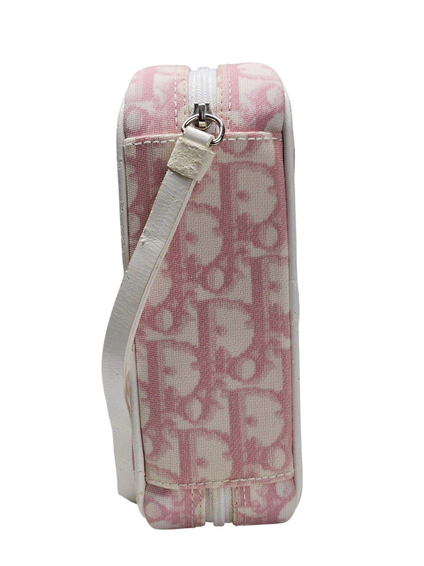 Christian Dior Coated Canvas Trotter Print Cosmetic Pouch