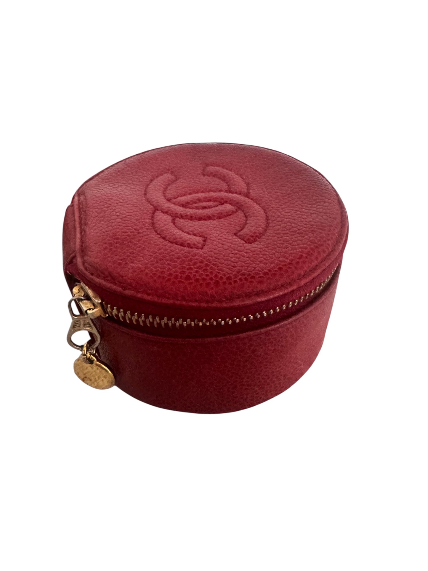 Chanel Timeless CC Caviar Leather Jewelry Case 1994-1996