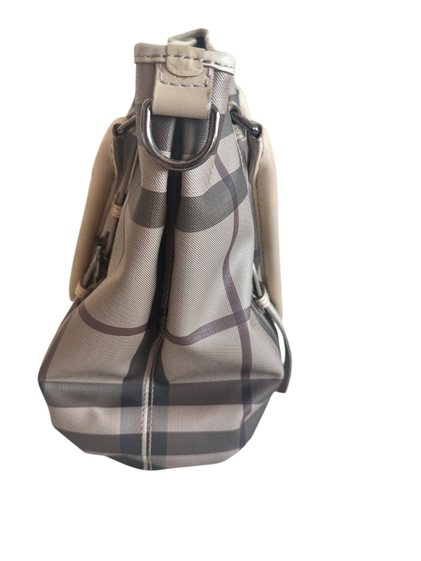 Burberry Smoked Check Northfield Tote Trench