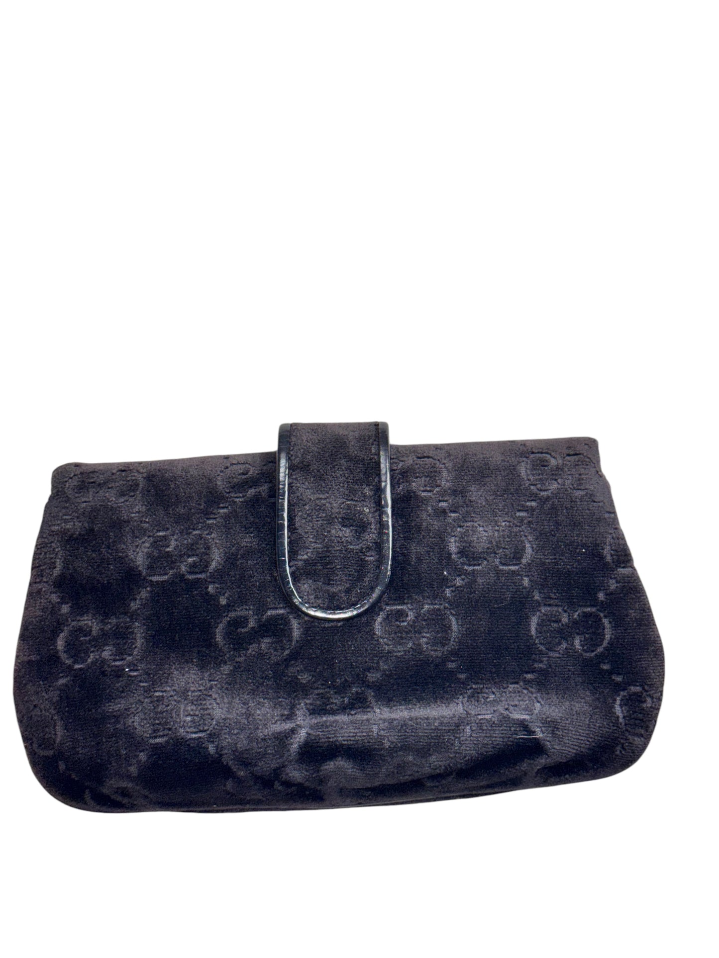 Gucci Vintage Velour Clutch Bag