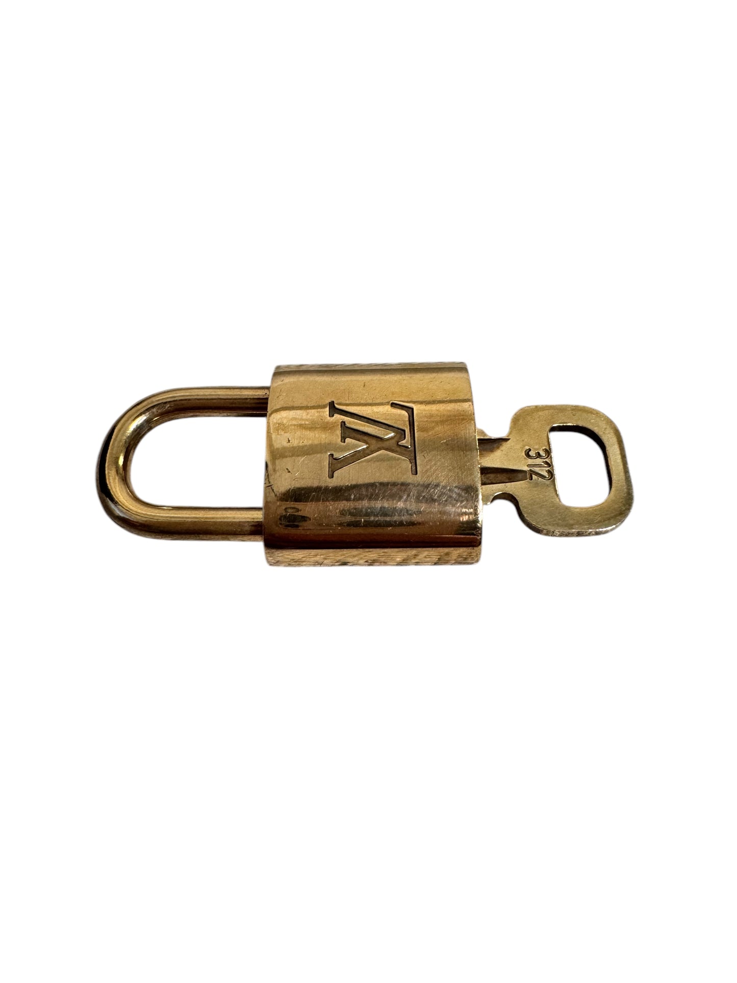 Louis Vuitton Metal Lock and Key Set 312