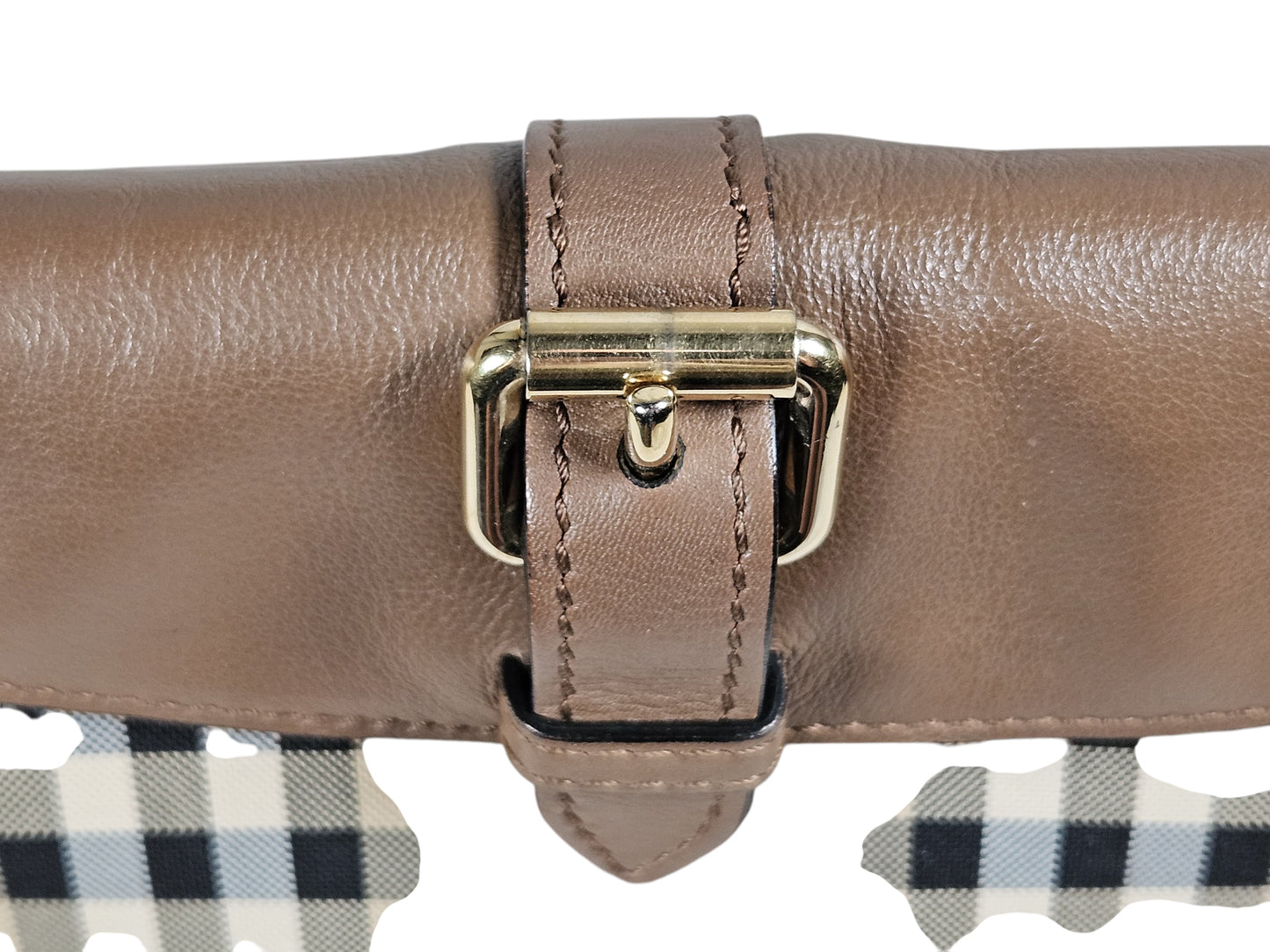 Burberry Horseferry Check Leah Crossbody Bag
