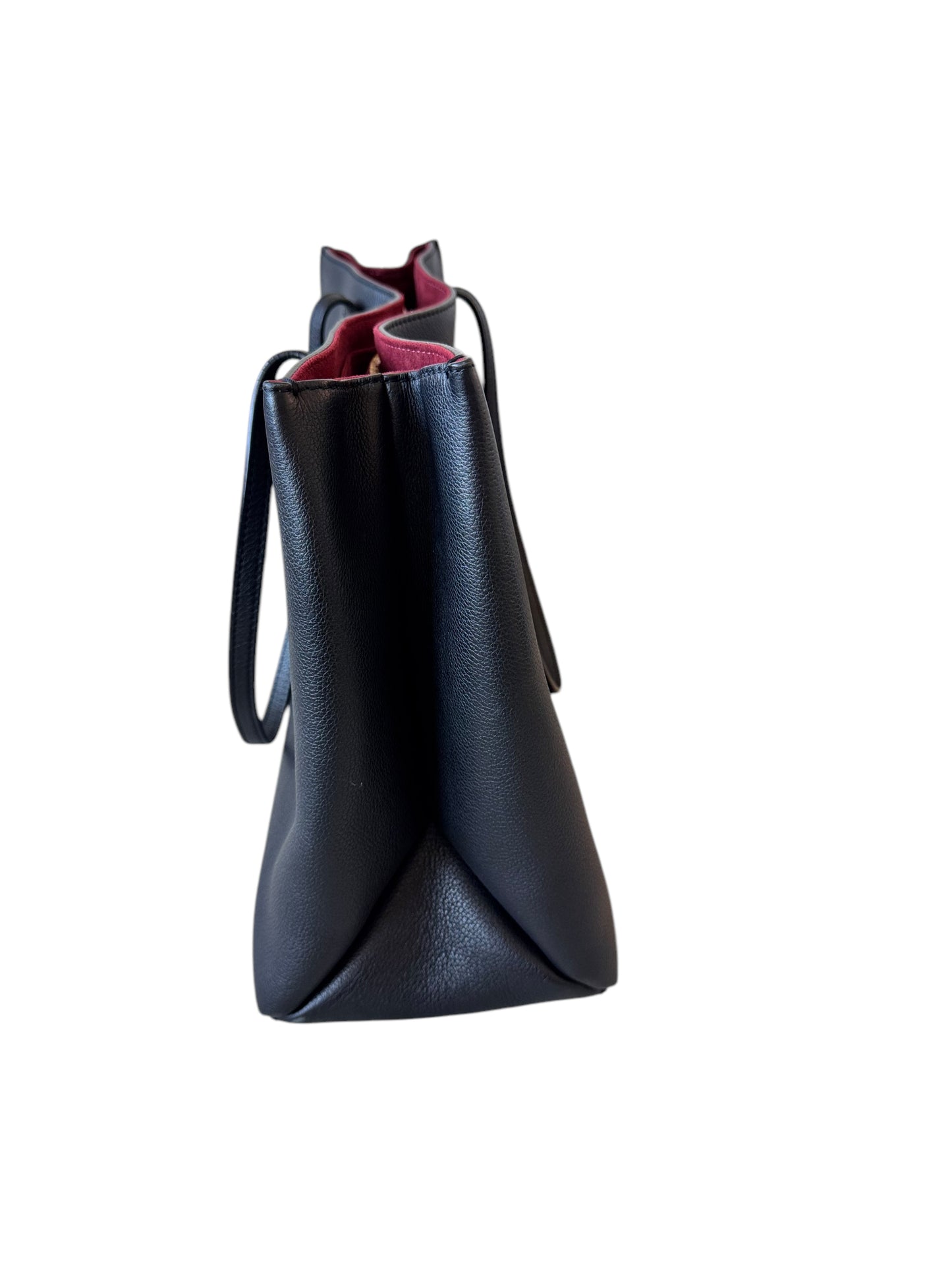 Louis Vuitton Grained Calfskin LockMe Shopper Tote (Black)