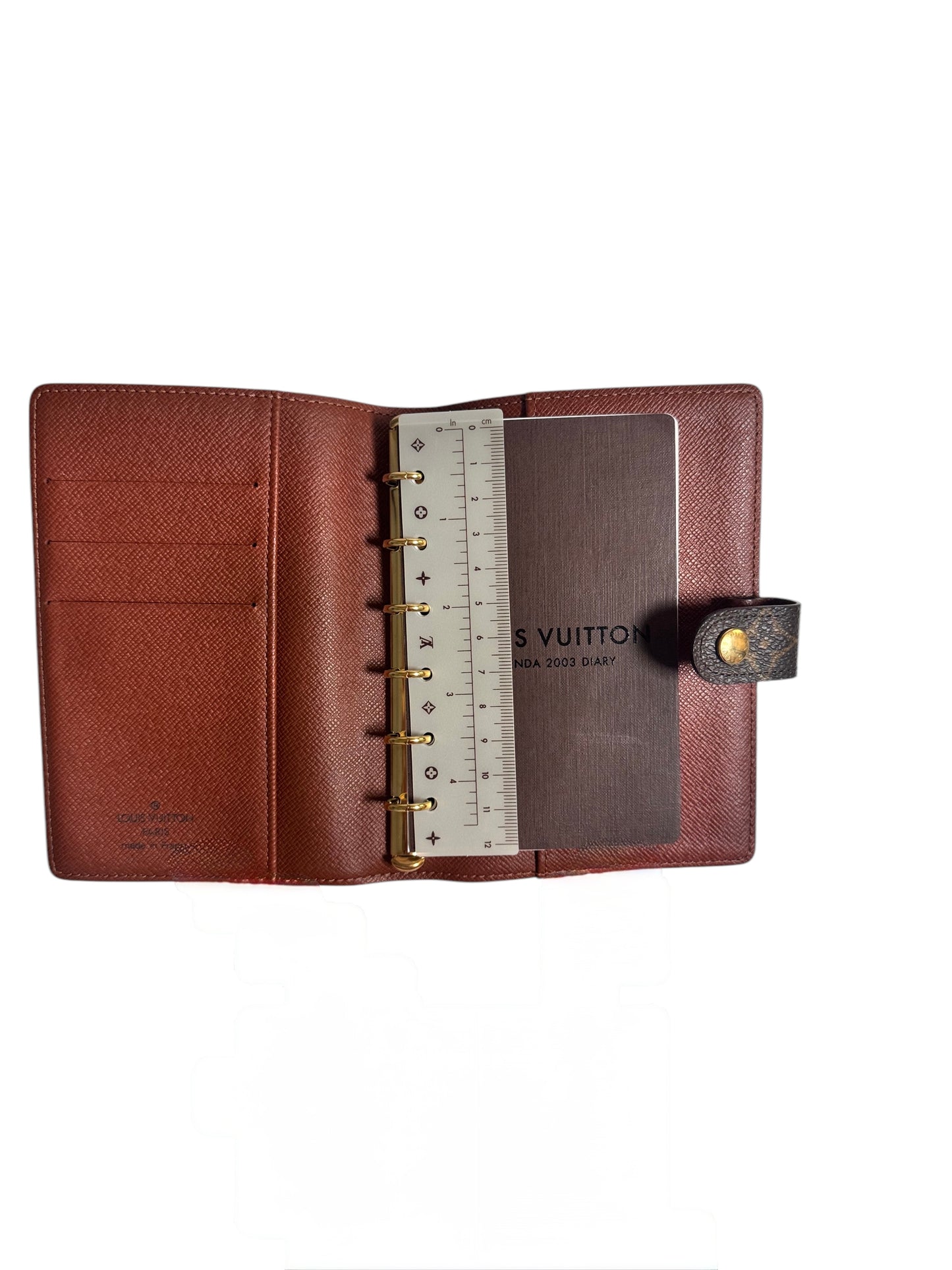 Louis Vuitton Monogram Canvas PM Agenda 2002
