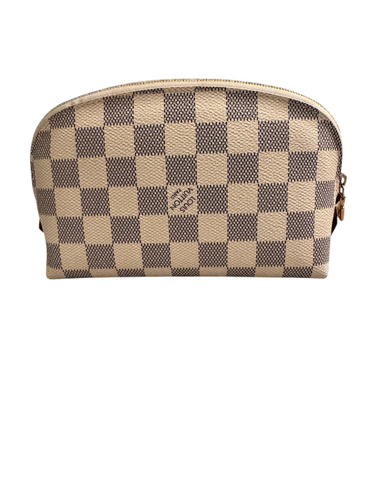 Louis Vuitton Damier Azur Cosmetic Pouch PM 2014
