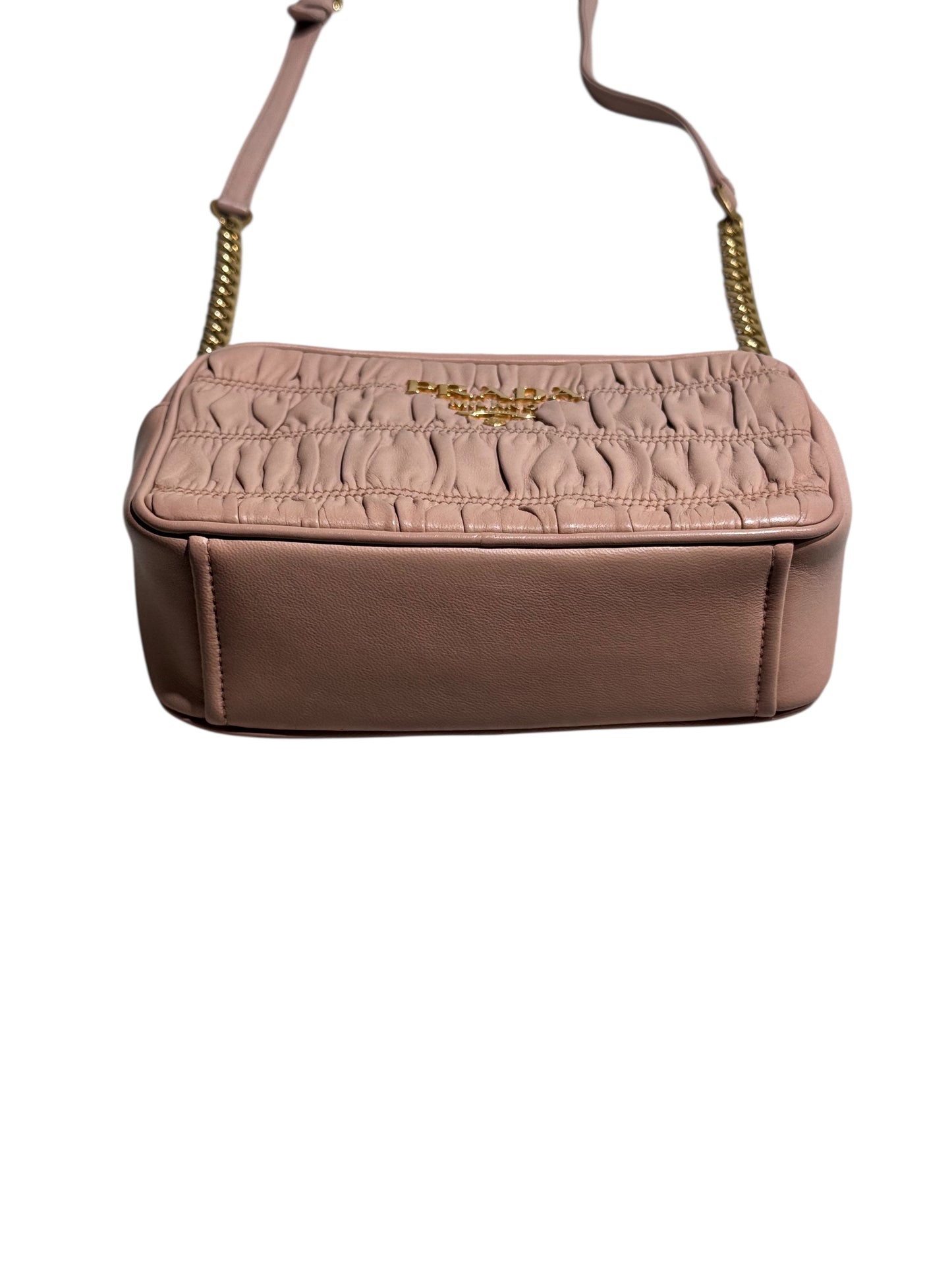 Prada Nappa Leather Gaufre Camera Crossbody Bag