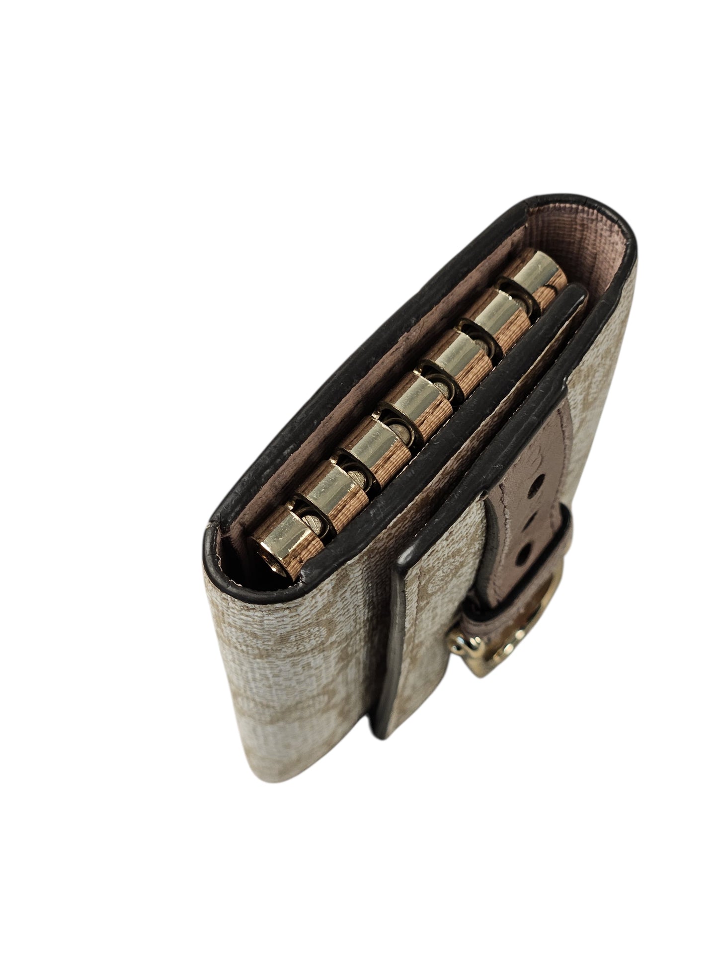 Gucci GG Supreme Canvas 6 ring Belted Key Holder