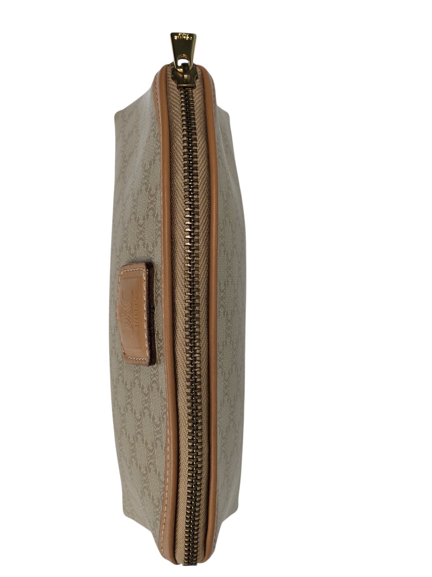 Celine Coated Canvas Vintage Cosmetic Pouch