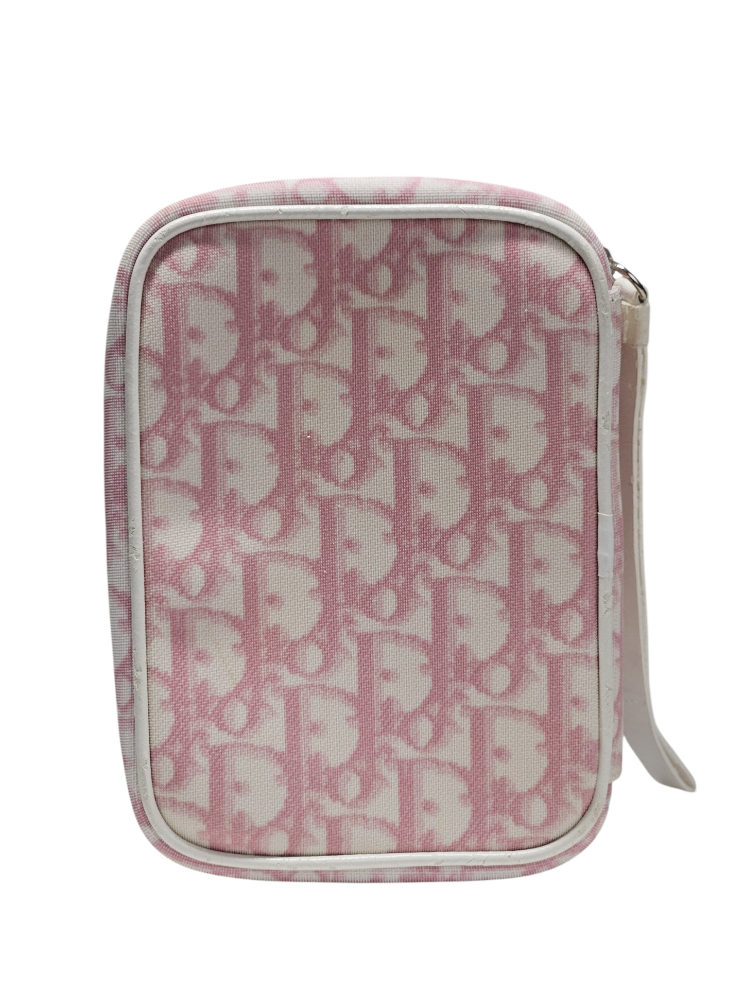 Christian Dior Coated Canvas Trotter Print Cosmetic Pouch