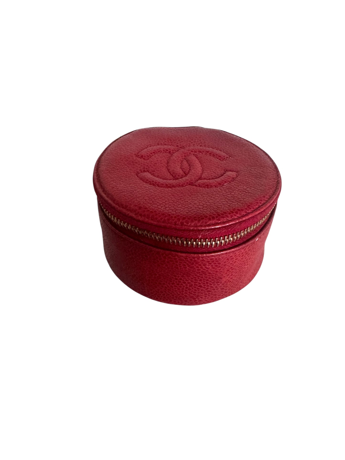 Chanel Timeless CC Caviar Leather Jewelry Case 1994-1996
